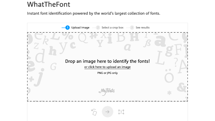printscreen do whatthefont