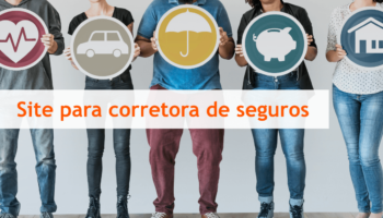 Site para corretora de seguros: venda seguros pela internet
