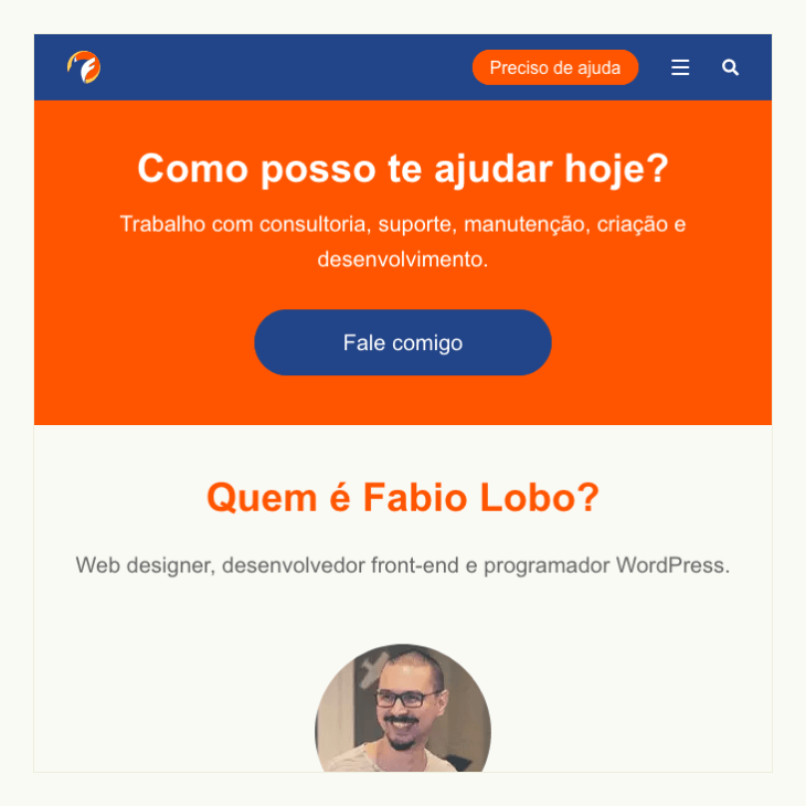 printscreen de detalhes de identidade visual