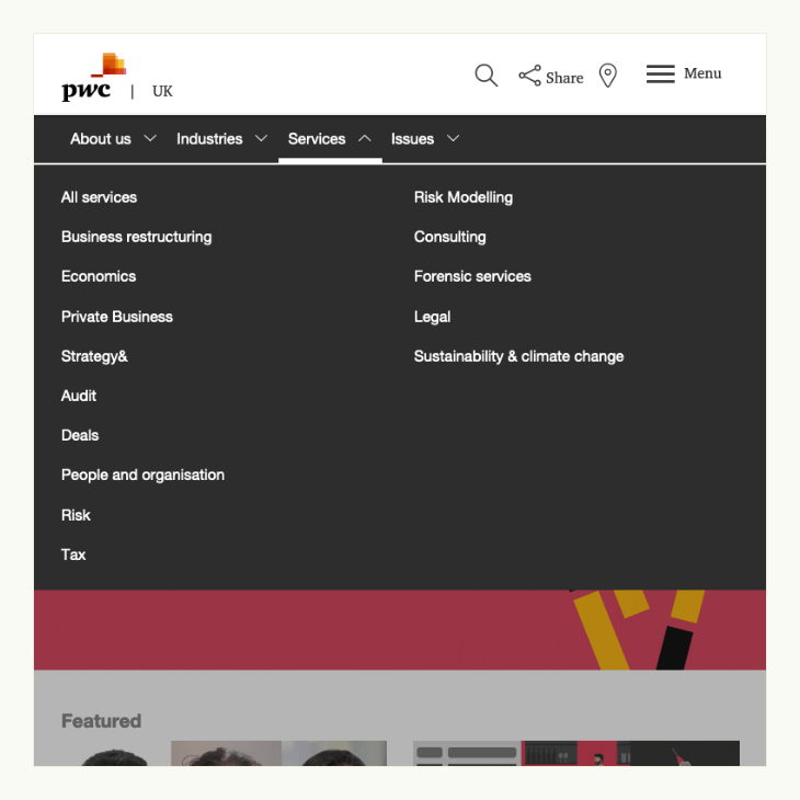 printscreen de menu