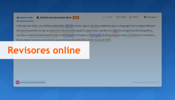 Ferramentas para revisar e corrigir um texto online
